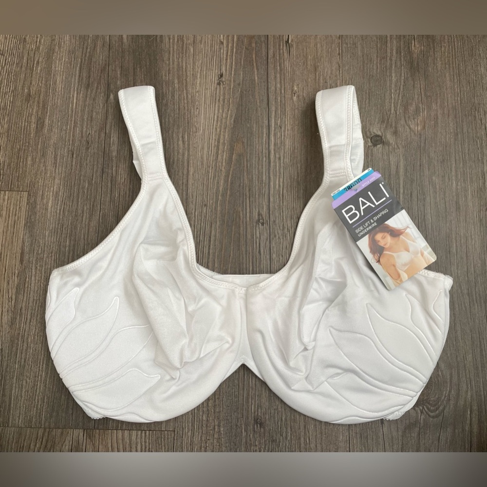 BALI Side Lift & Shaping Underwire Bra White 38 DDD